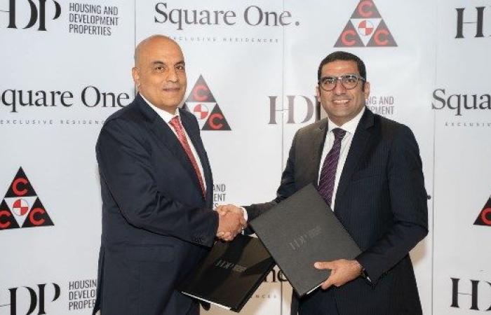 التعمير والإسكان العقارية HDP تتعاقد مع شركة اتحاد المقاولين العالمية CCC لإنشاء مشروع Square One Exclusive Residences – SQ1 بقلب القاهرة